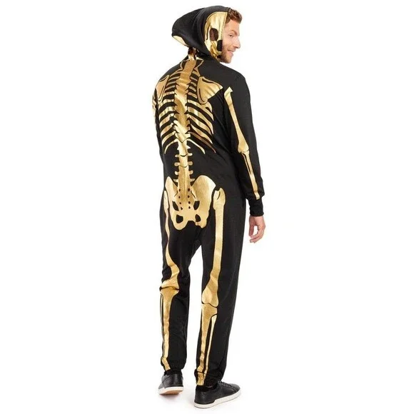 Tipsy Elves Gold Skeleton Costume - Picture 4 of 12